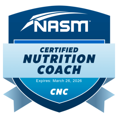 NASM Certified Nutrition Coach